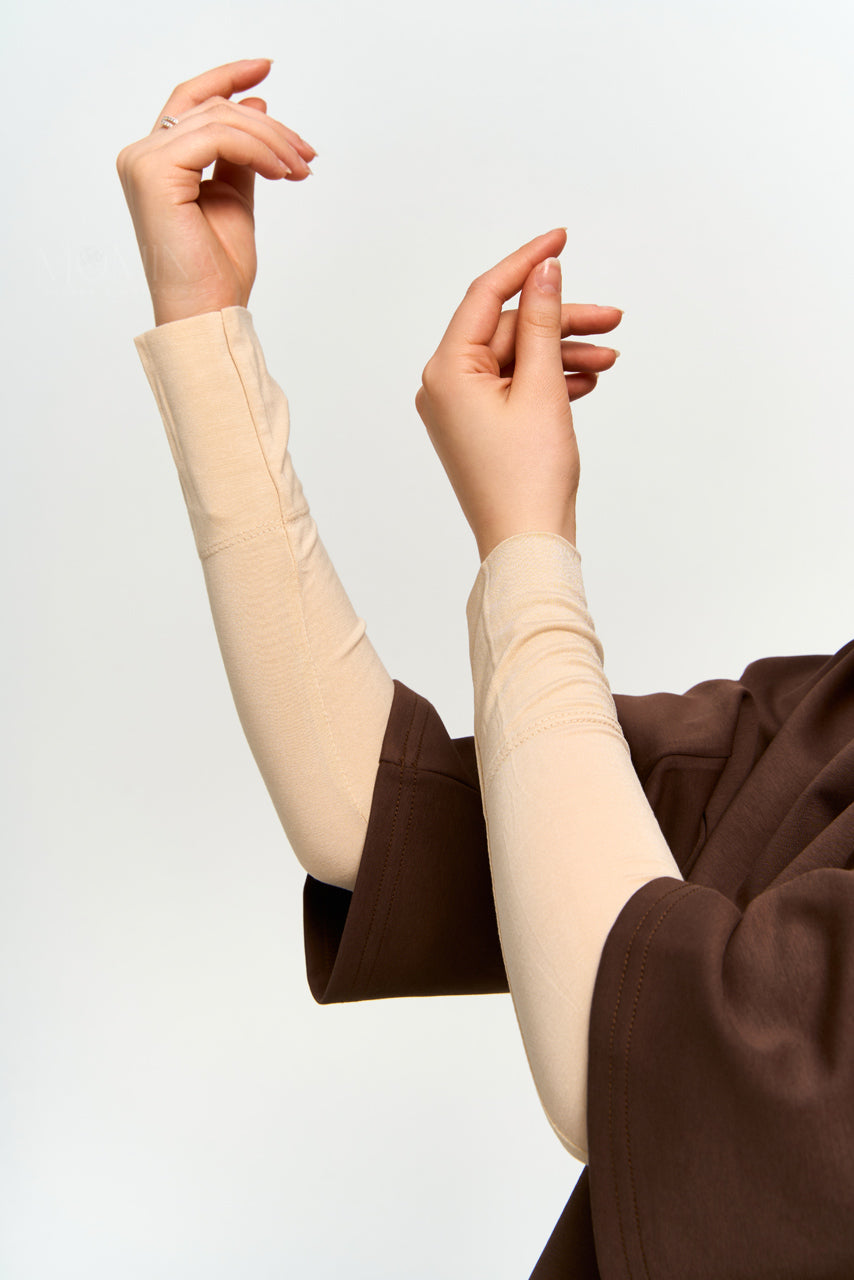 Modest Arm Sleeves – Bare Beige