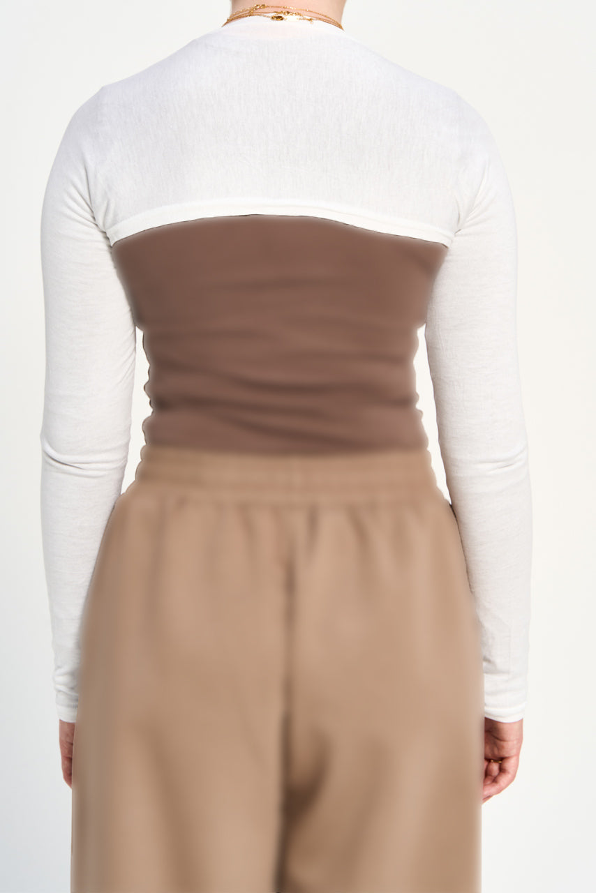 Seamless Arm Sleeve - Chalk