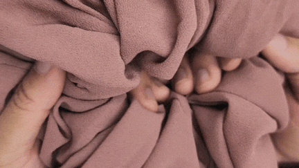 Chiffon Hijab Scrunchies stretch - Momina Hijabs - Canada's largest online hijab store
