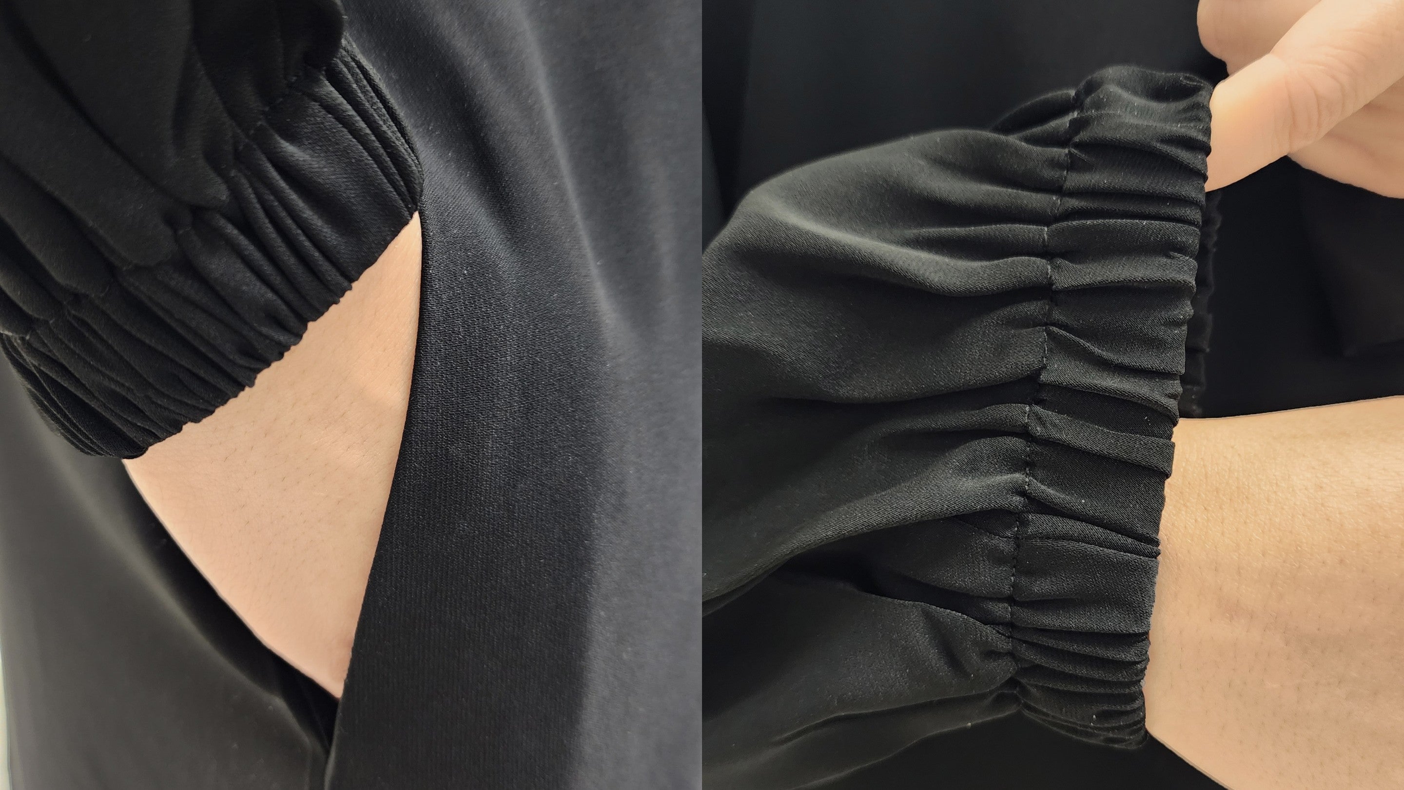 Classic Abaya side pockets and whudu-friendly sleeves - Momina Hijabs - Canada's largest online hijab store