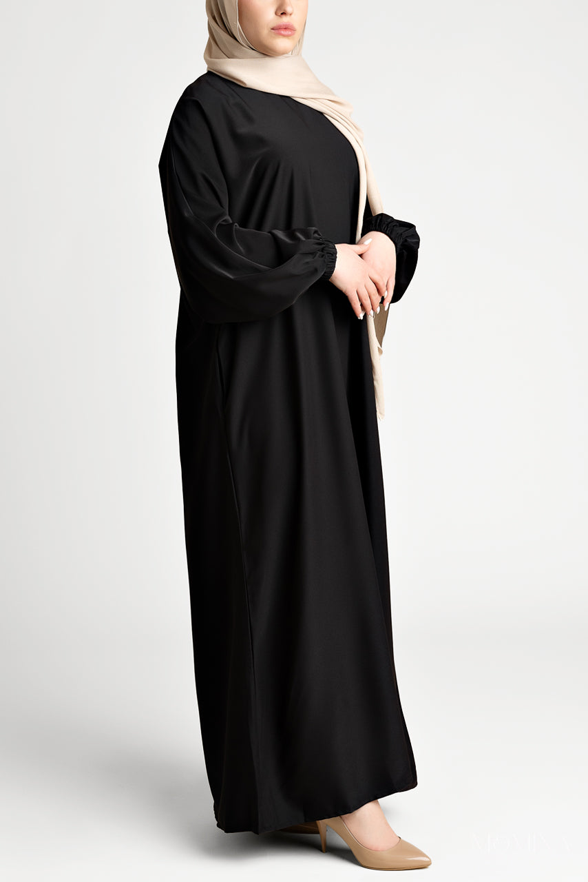 Classic Luxe Relaxed Abaya - Arwaa