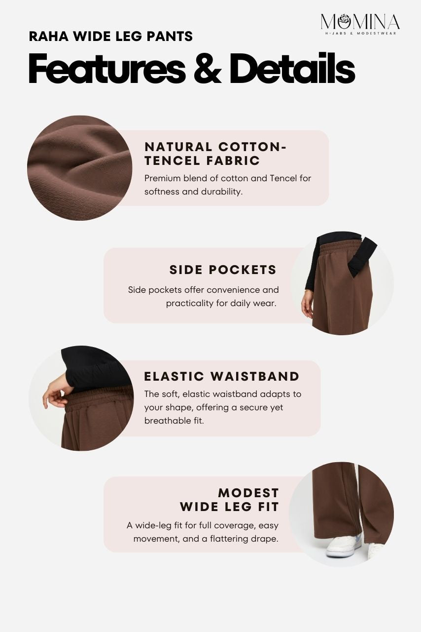 Raha Wide Leg Pants - Java Bean