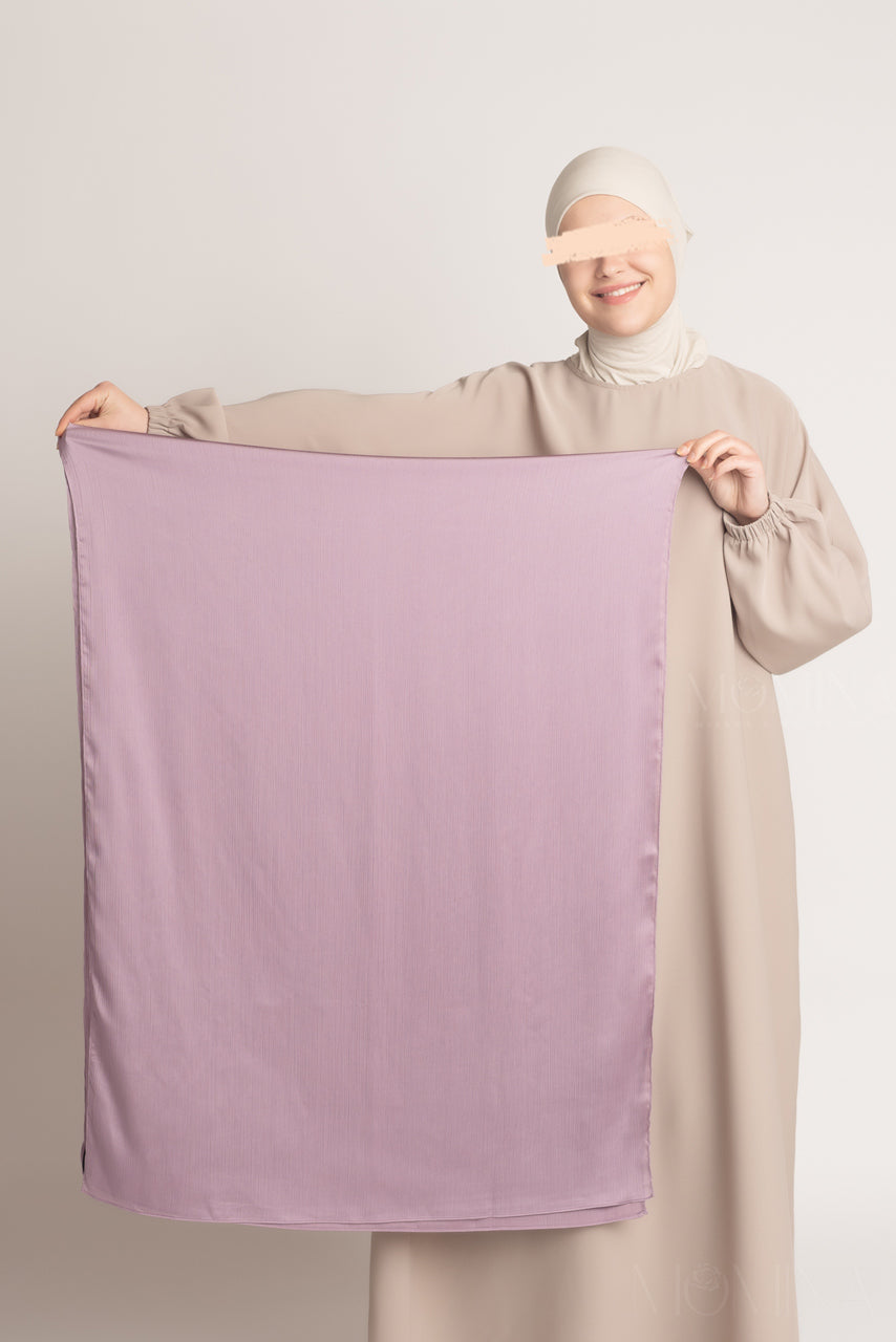 Satin Crinkle Hijab - Royalty