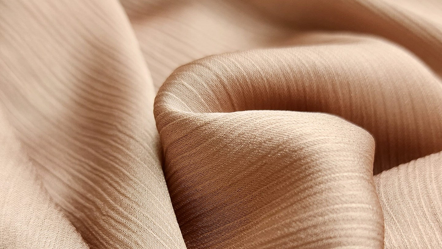 Silk Satin Crinkle fabric close up - Momina Hijabs - Canada's largest online hijab store