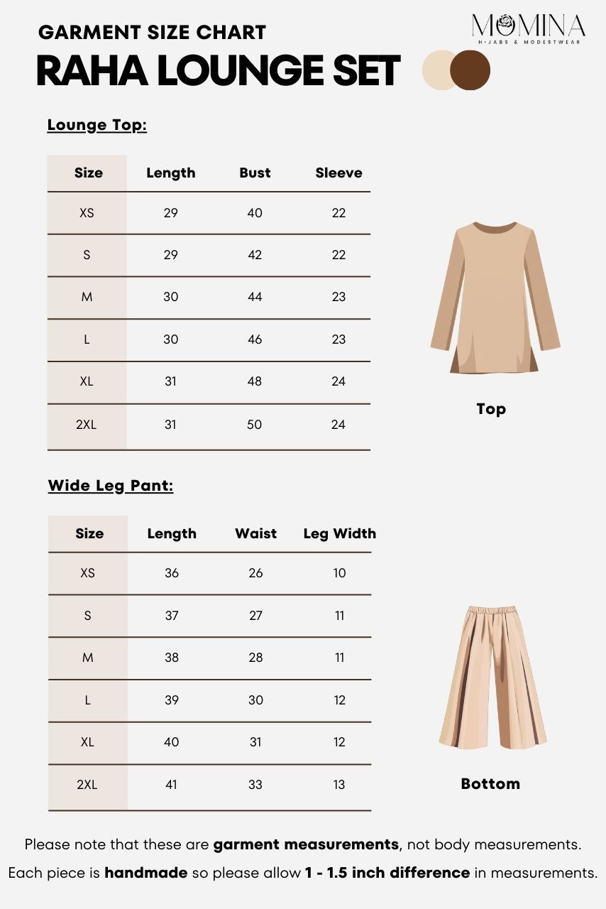 Raha Two-Piece Lounge Set - Latte