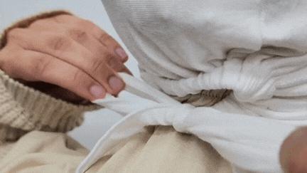 Tie back under cap - adjustable tie bands - Momina Hijabs - Canada's largest online hijab store