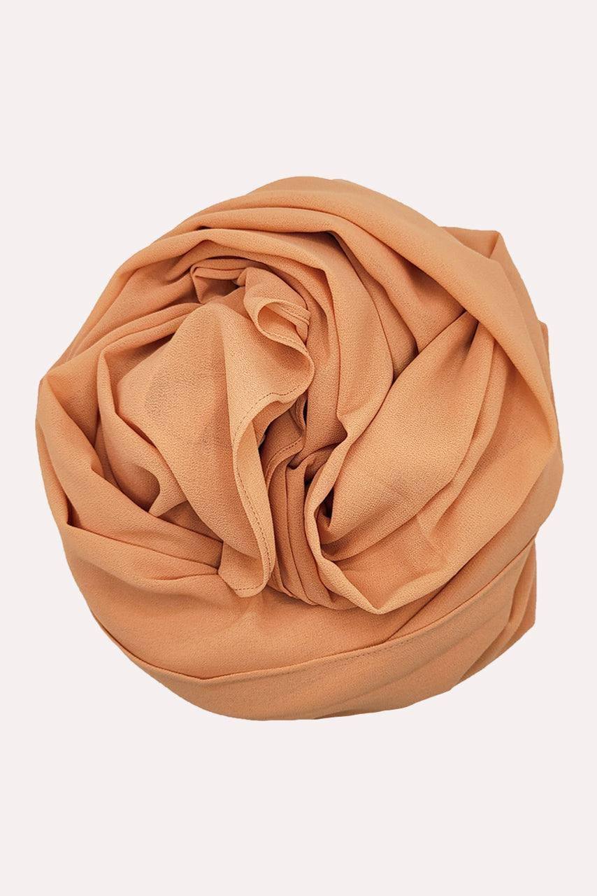 Classic Chiffon Hijab - Sandalwood - Momina Modestwear