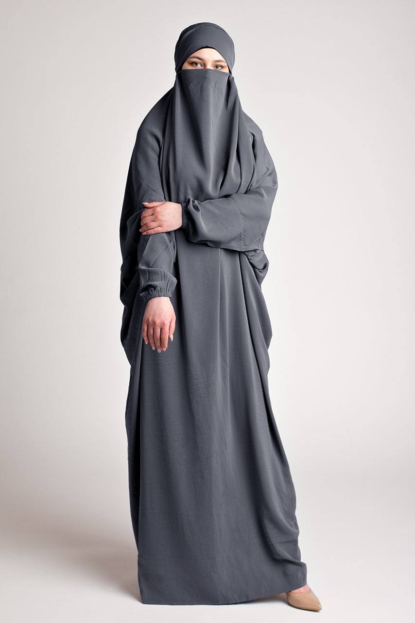 knee length dress hijab Classic One Piece Jilbab - Tayyibah | Prayer Dress