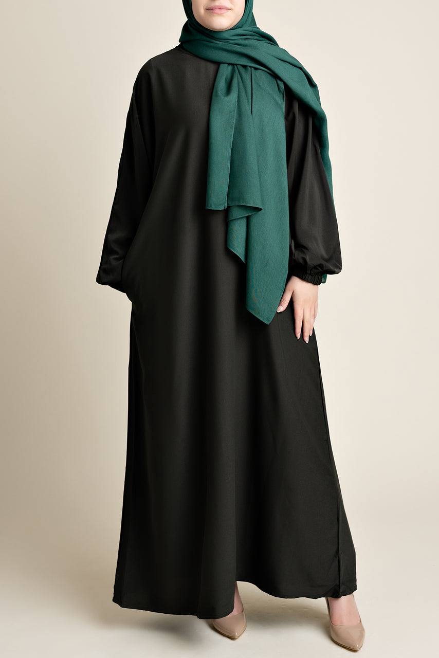 Classic Abaya Khawlah Everyday Wear Fully Opaque 1971