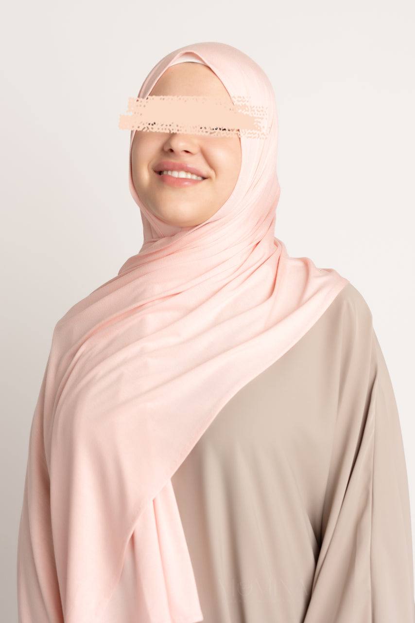 Premium Jersey Hijab - Rose Quartz - Momina Hijabs & Modestwear