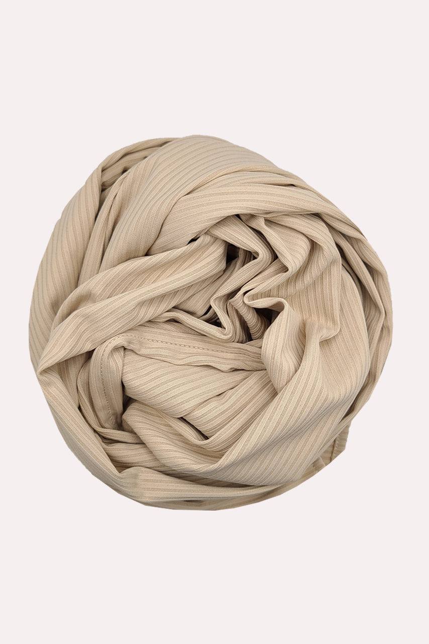 Ribbed Jersey Hijab - Sahara - Momina Modestwear