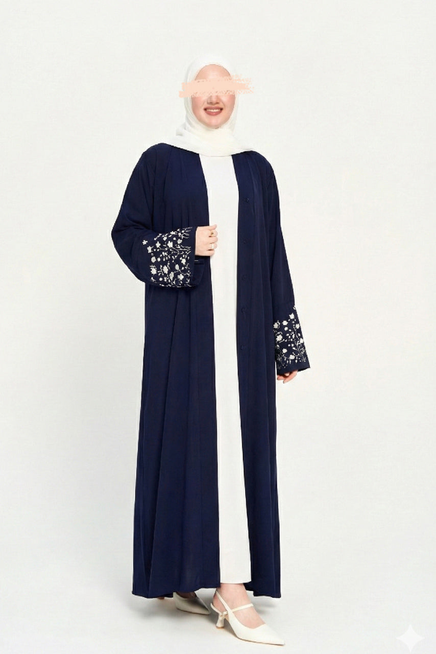 Amal Embroidered Outer - Moonlit