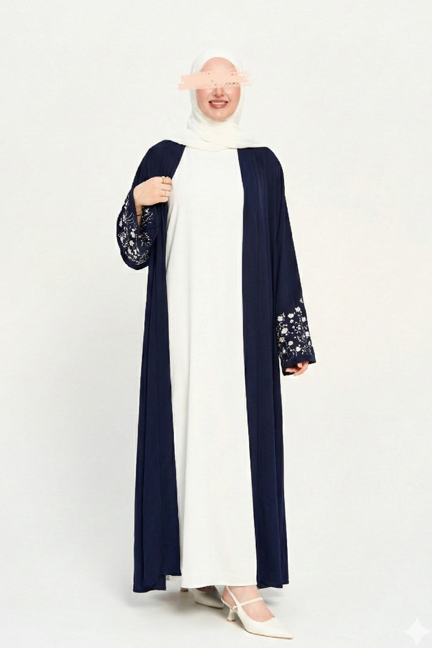 Amal Embroidered Outer - Moonlit