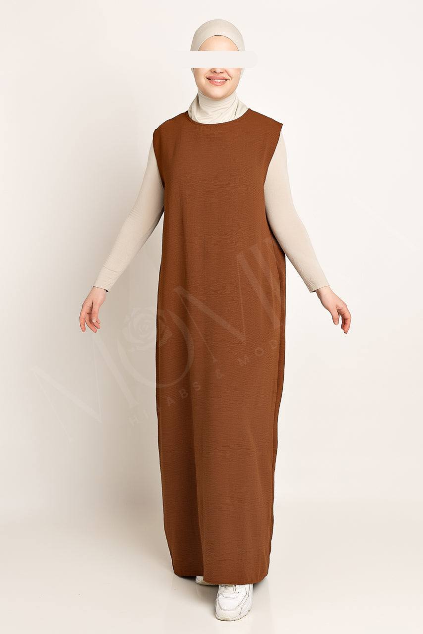 Amani Textured Abaya Set - Canyon - Momina Hijabs & Modestwear ™
