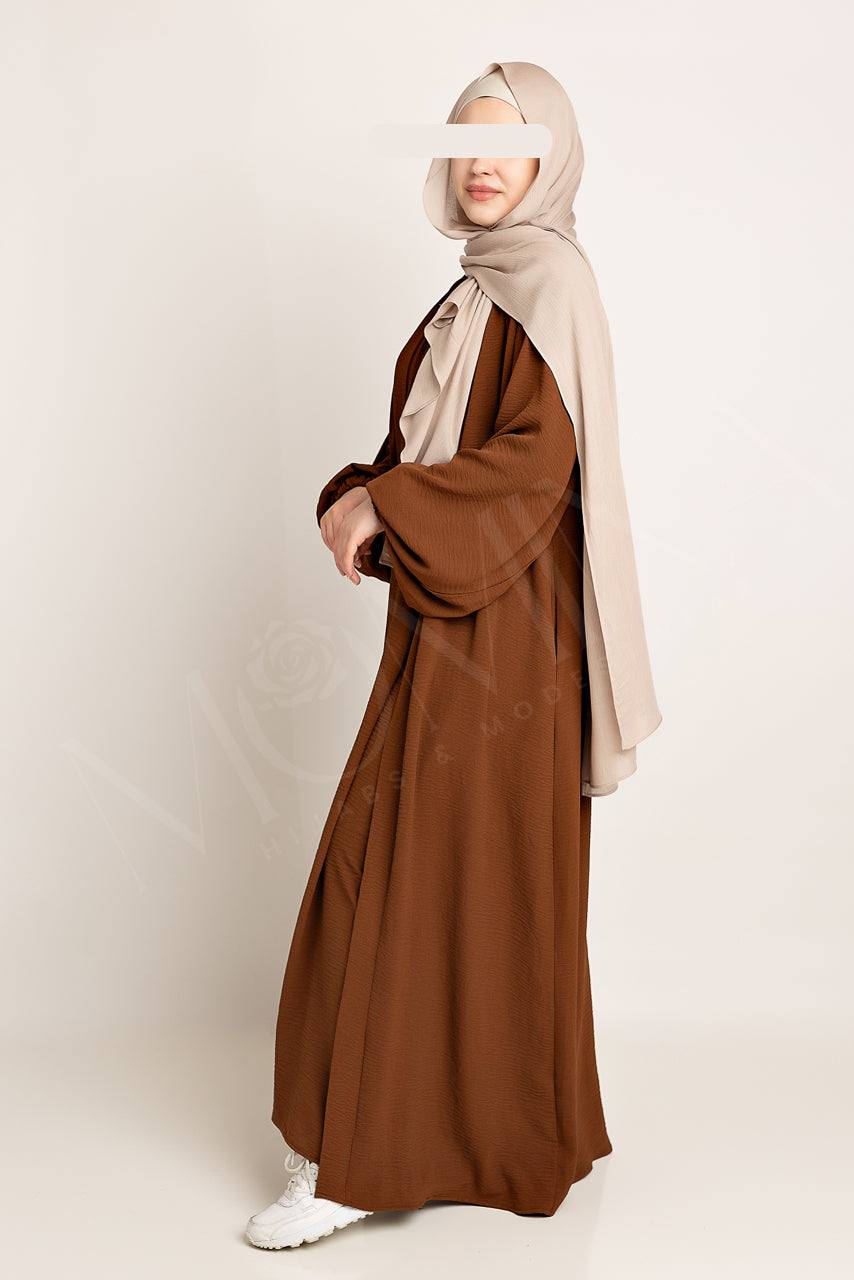 Amani Textured Abaya Set - Canyon - Momina Hijabs & Modestwear ™