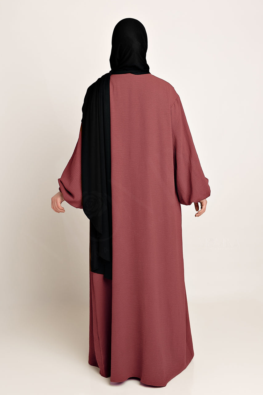 Amani Textured Abaya Outer - Heritage