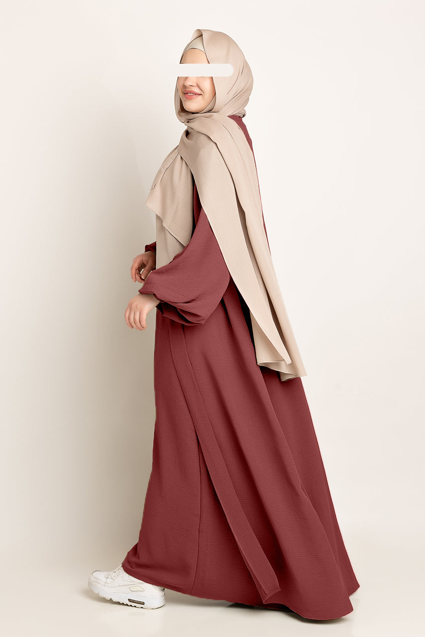 Amani Textured Abaya Set - Heritage