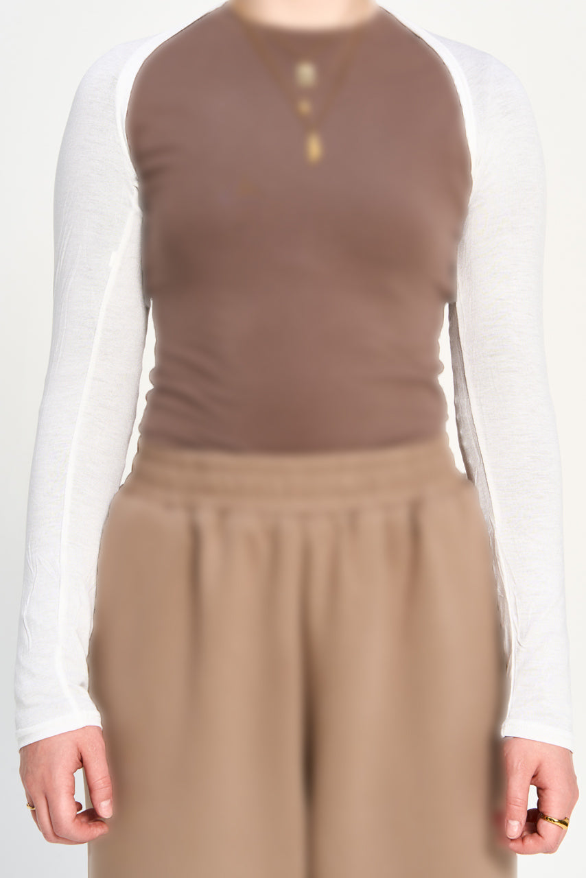 Seamless Arm Sleeve - Chalk