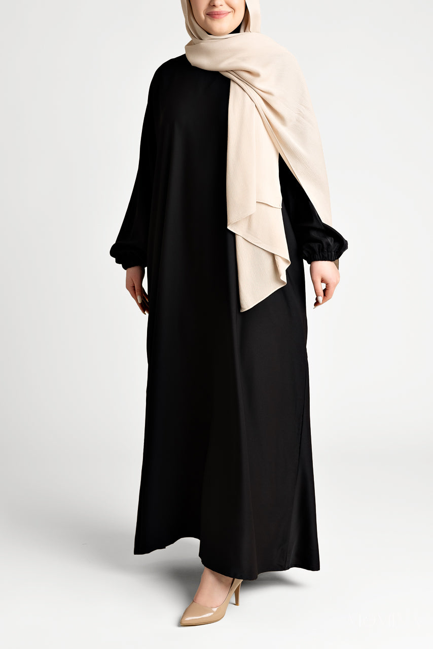 Classic Luxe Relaxed Abaya - Arwaa