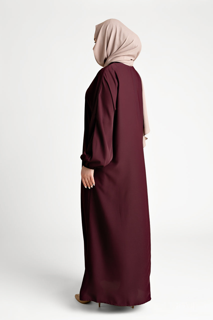Classic Luxe Relaxed Abaya - Asma