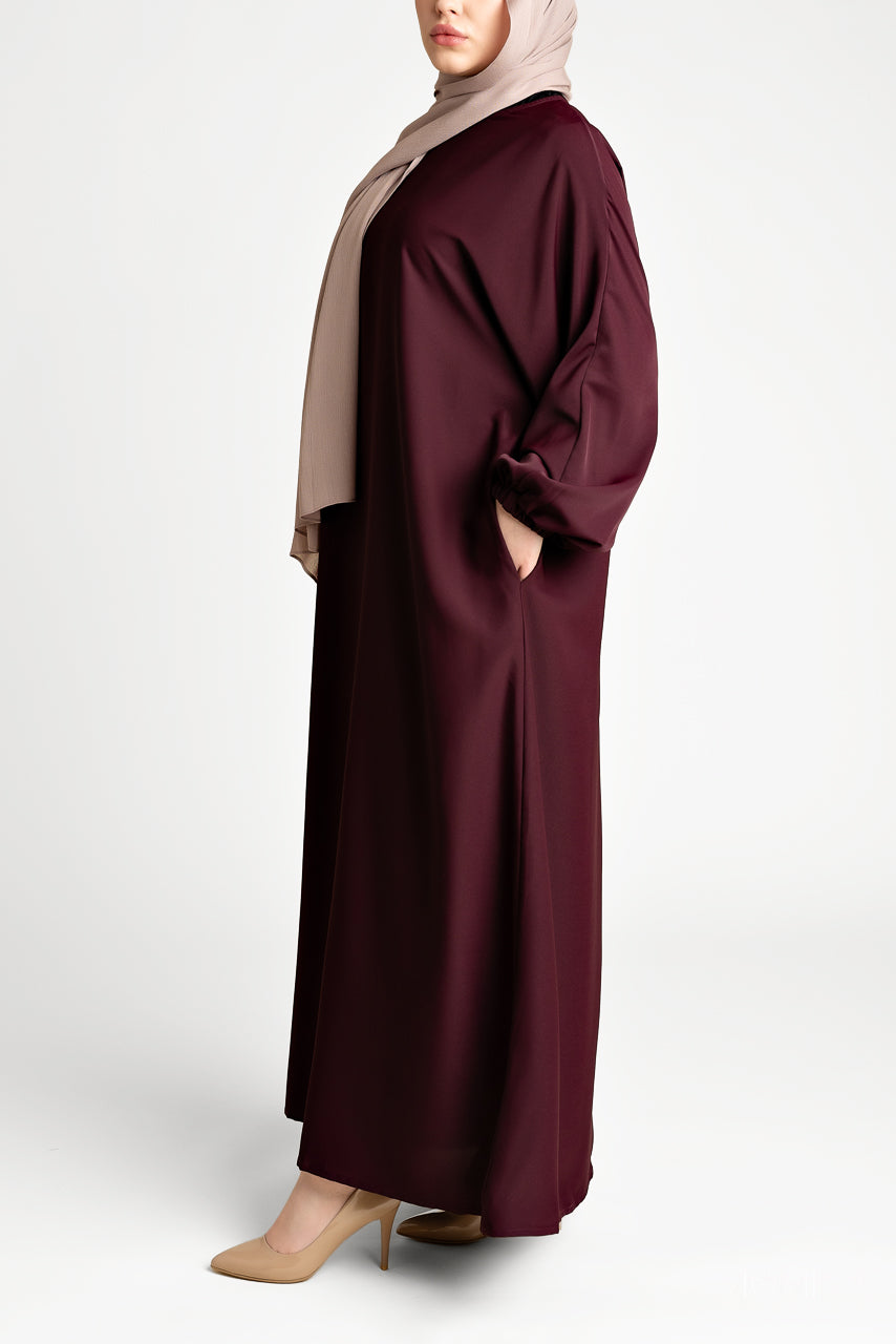 Classic Luxe Relaxed Abaya - Asma