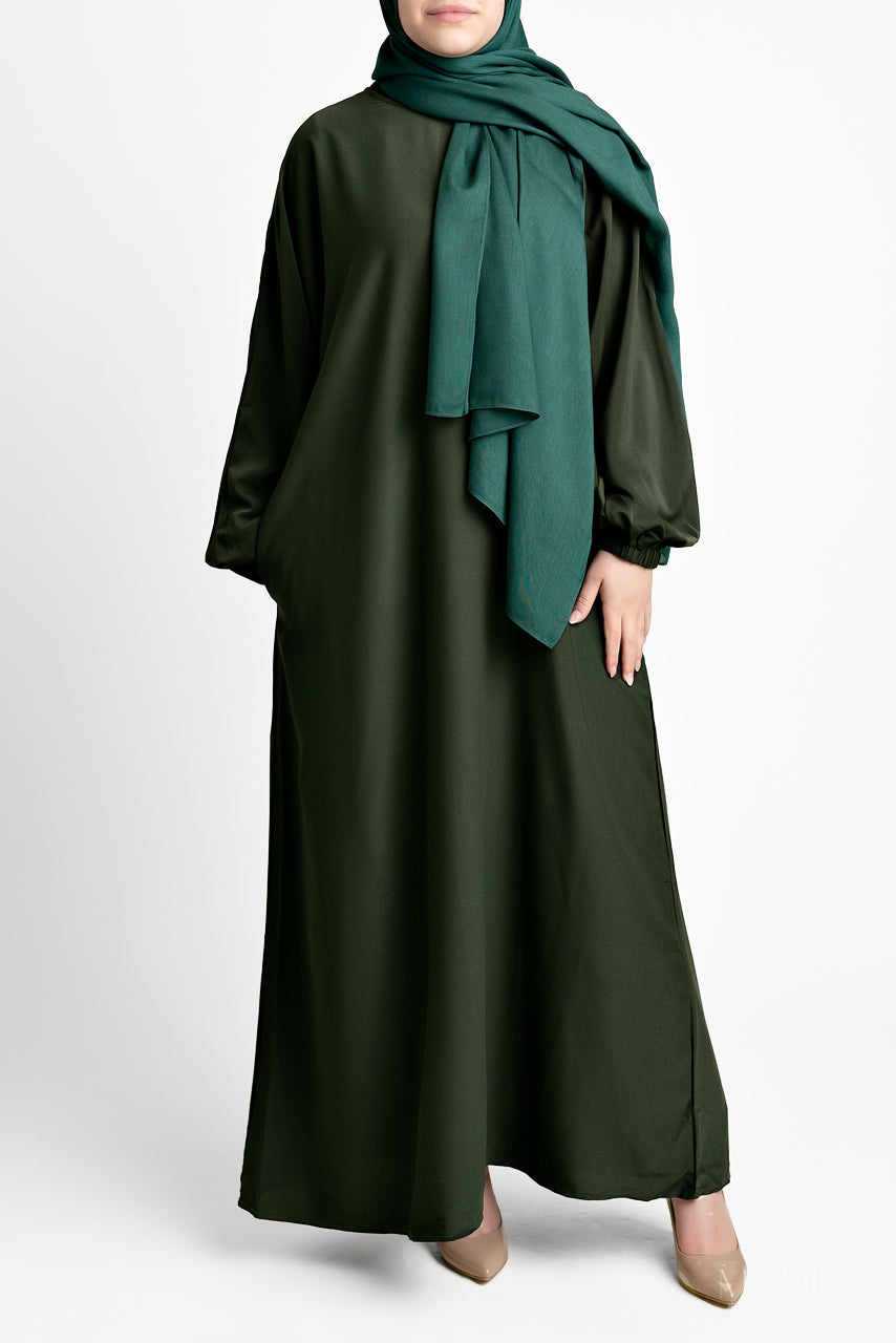 Classic Straight Abaya - Khawlah