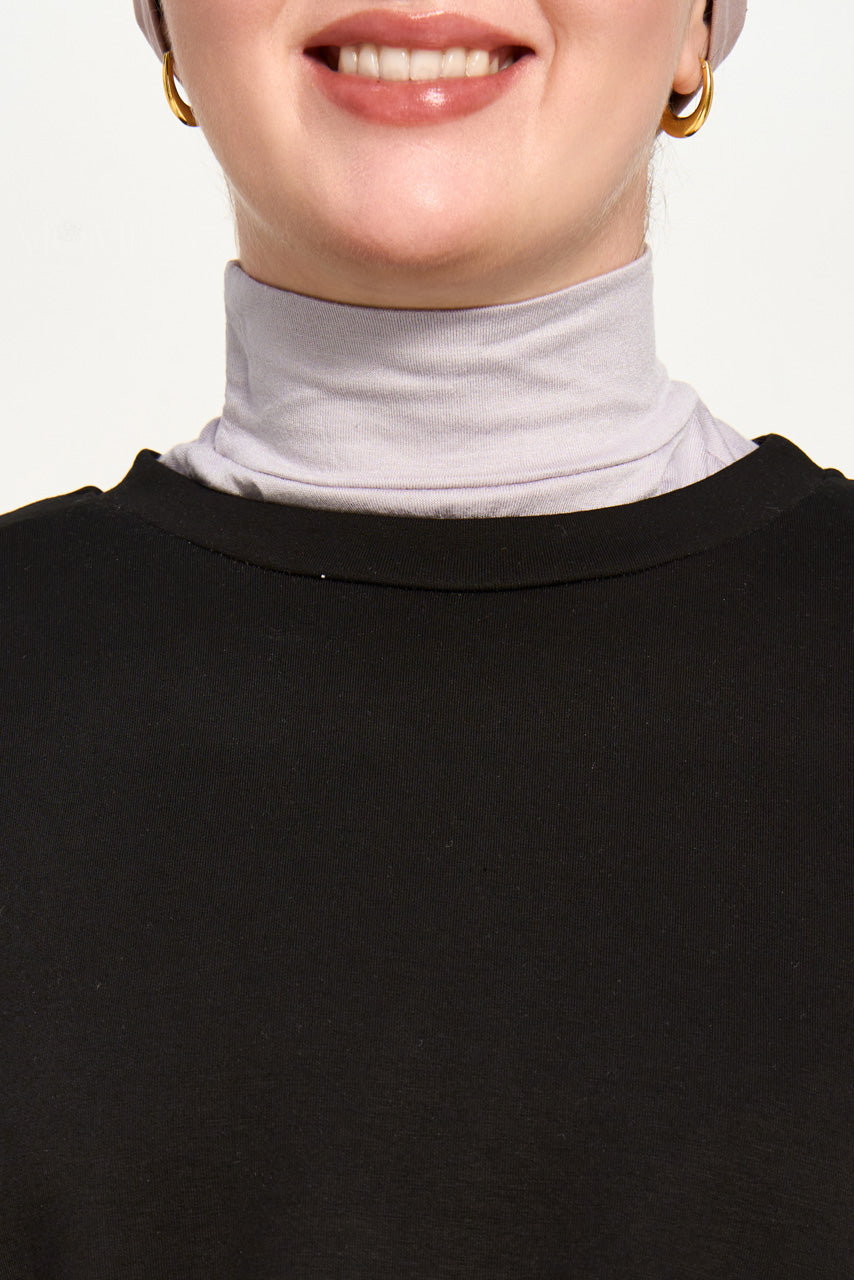 Modest Neck Cover - Frost Gray
