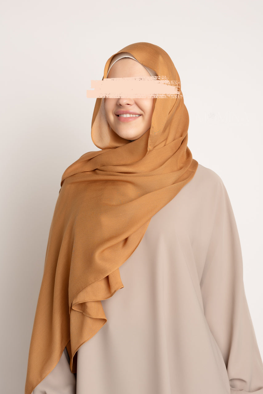 Luxury Modal Hijab - Caramel