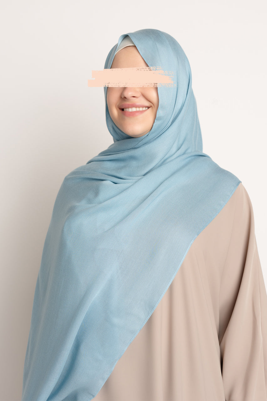 Luxury Modal Hijab - Denim