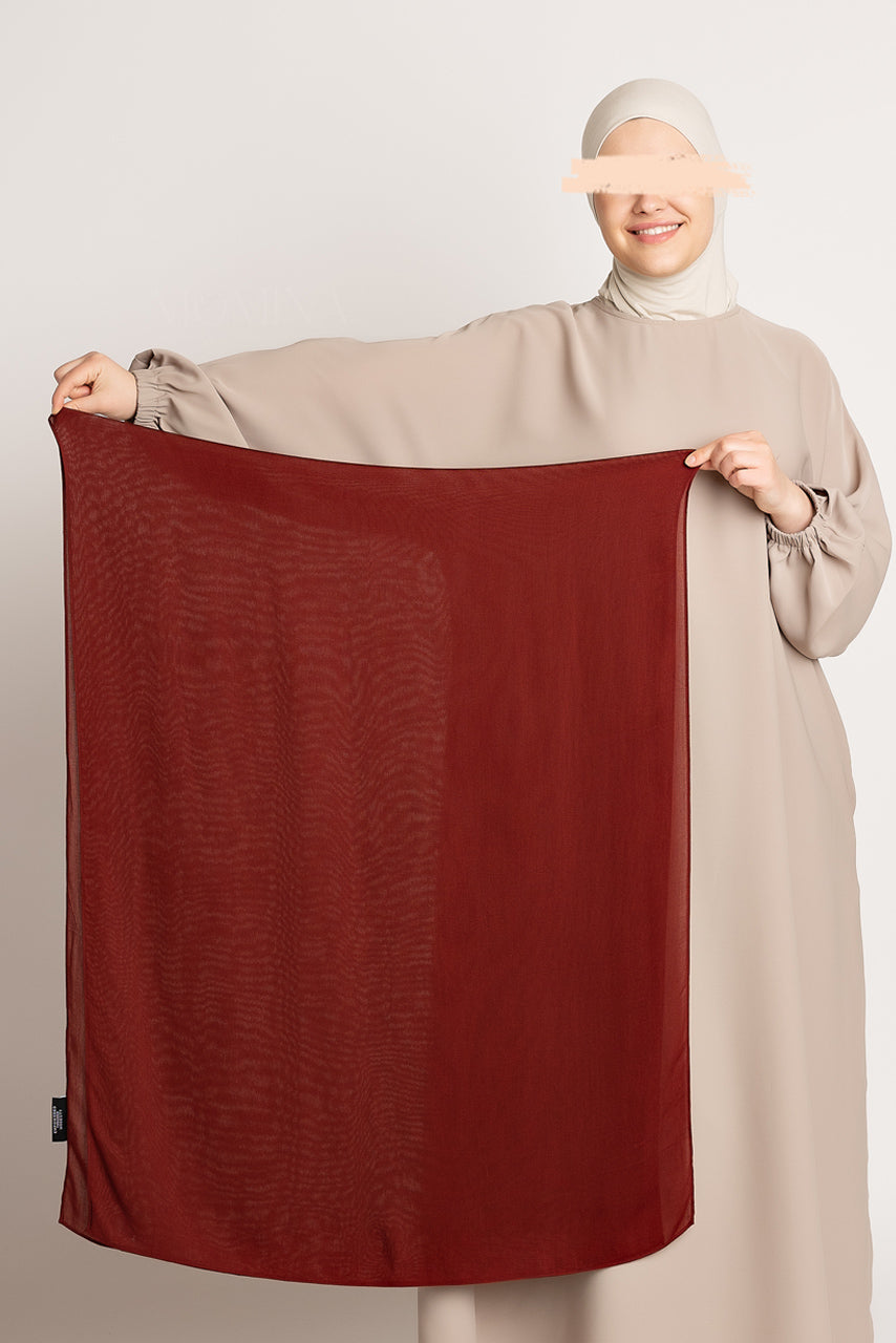 Luxury Modal Hijab - Garnet