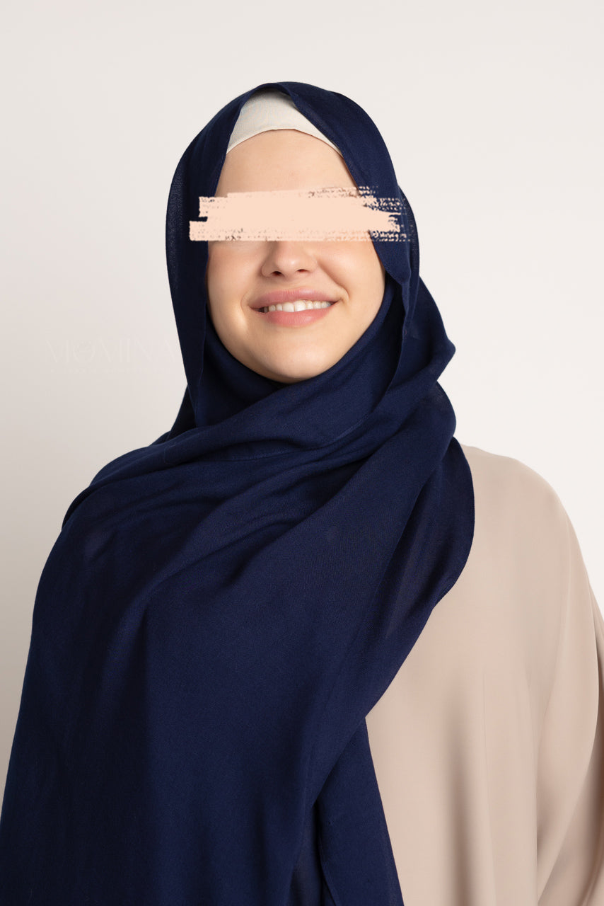 Luxury Modal Hijab - Ocean Blue