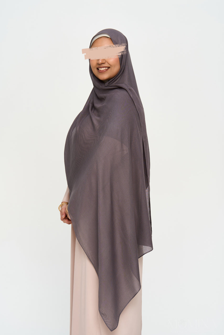 Luxury Modal Hijab - Slate