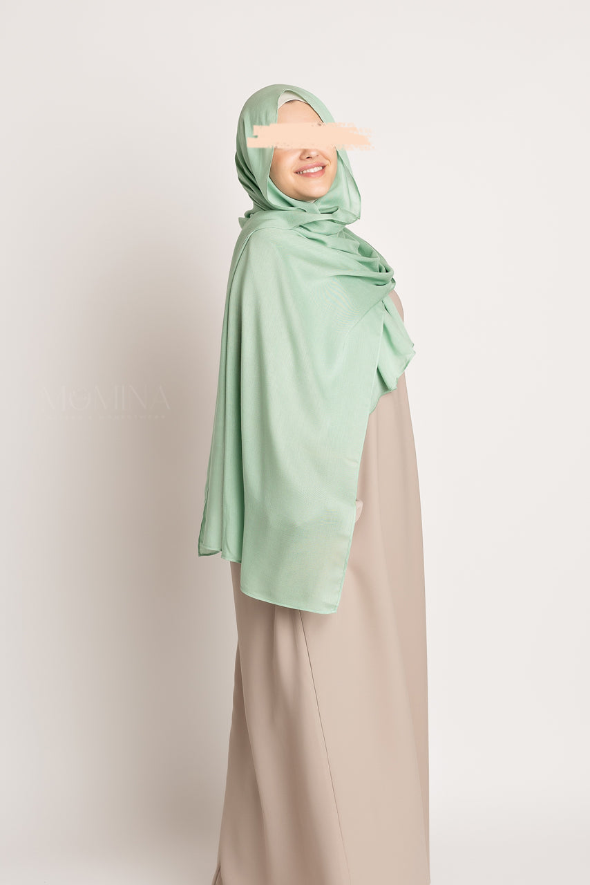 Luxury Modal Hijab - Tea Green