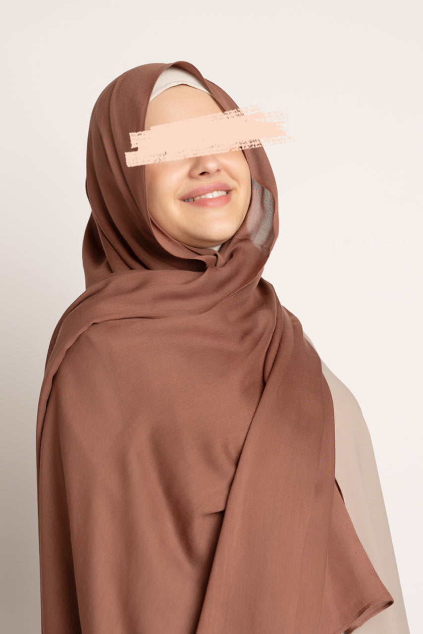 Luxury Modal Hijab - Tiramisu