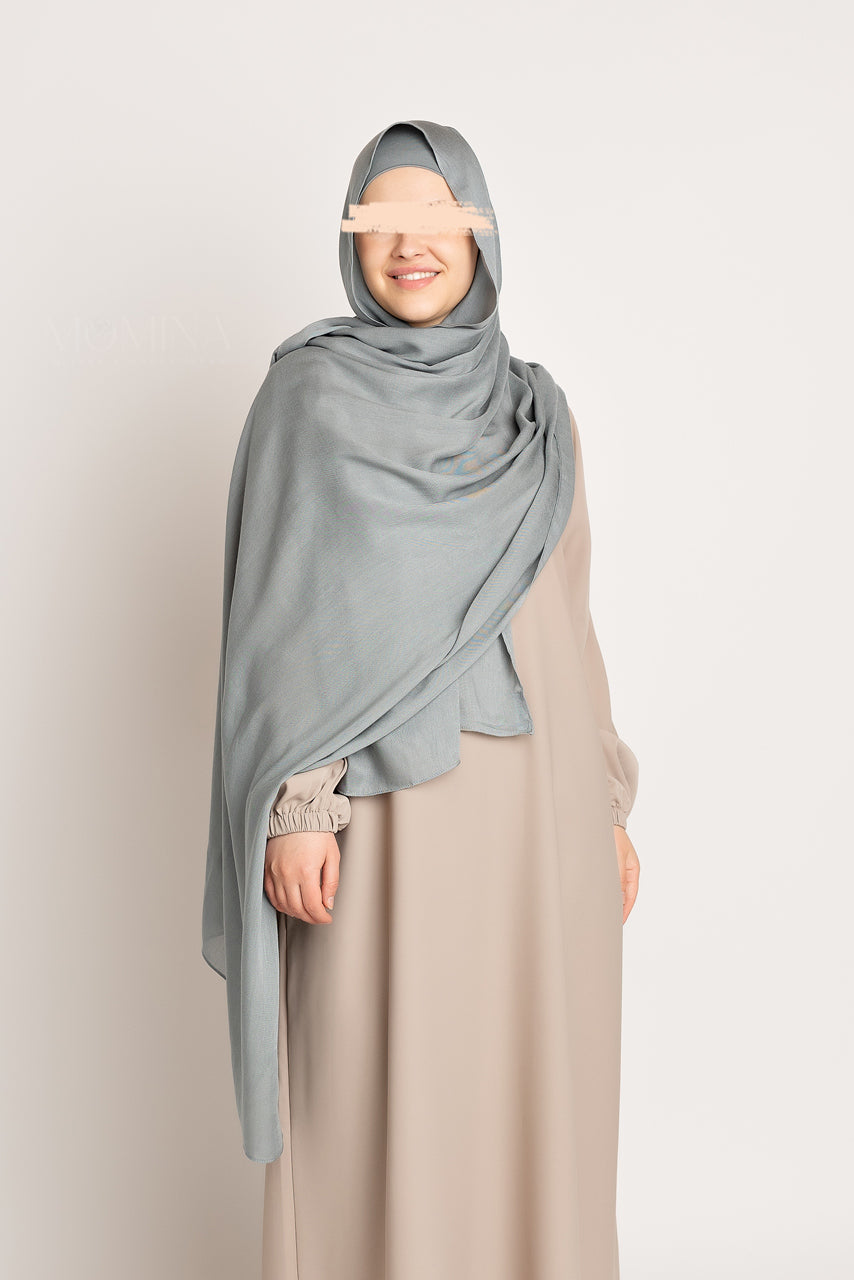 Matching Luxury Maxi Modal Hijab & Undercap Set - Anchor