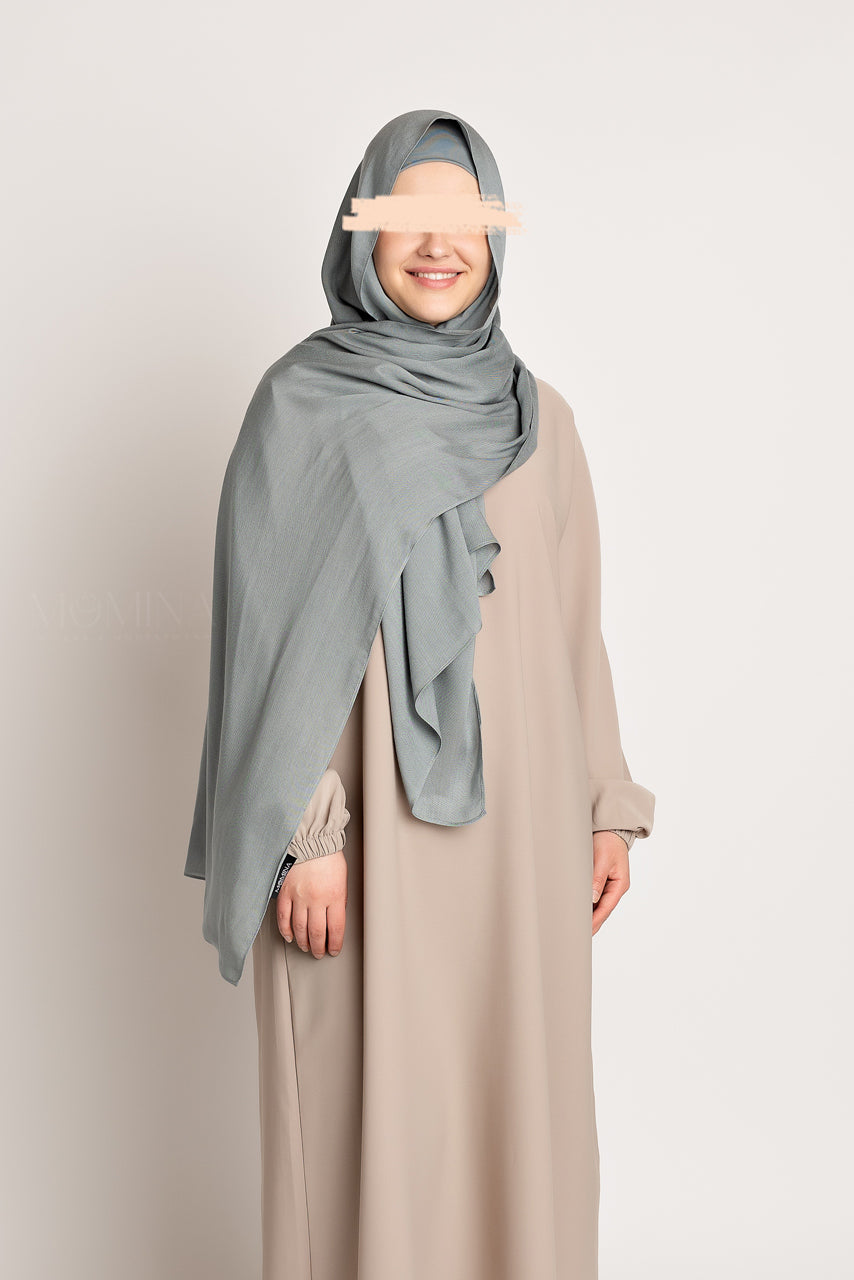 Matching Luxury Modal Hijab & Undercap Set - Anchor