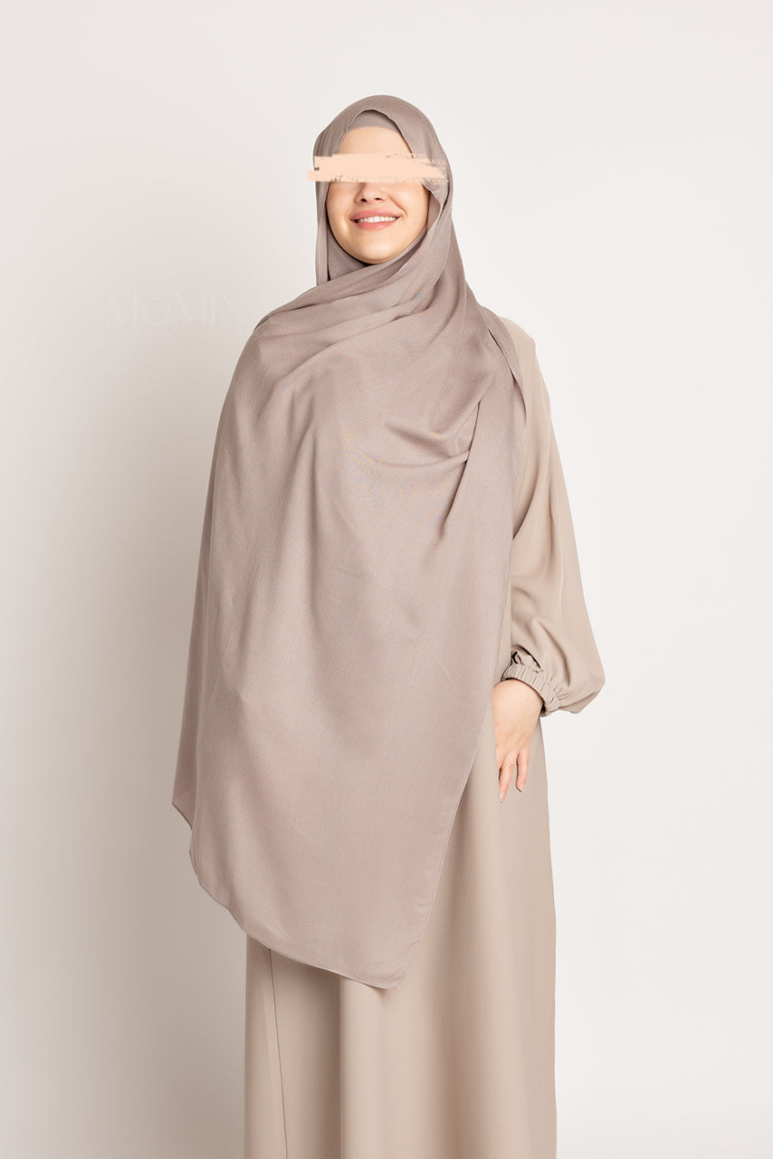 Matching Luxury Modal Hijab & Undercap Set - Feather