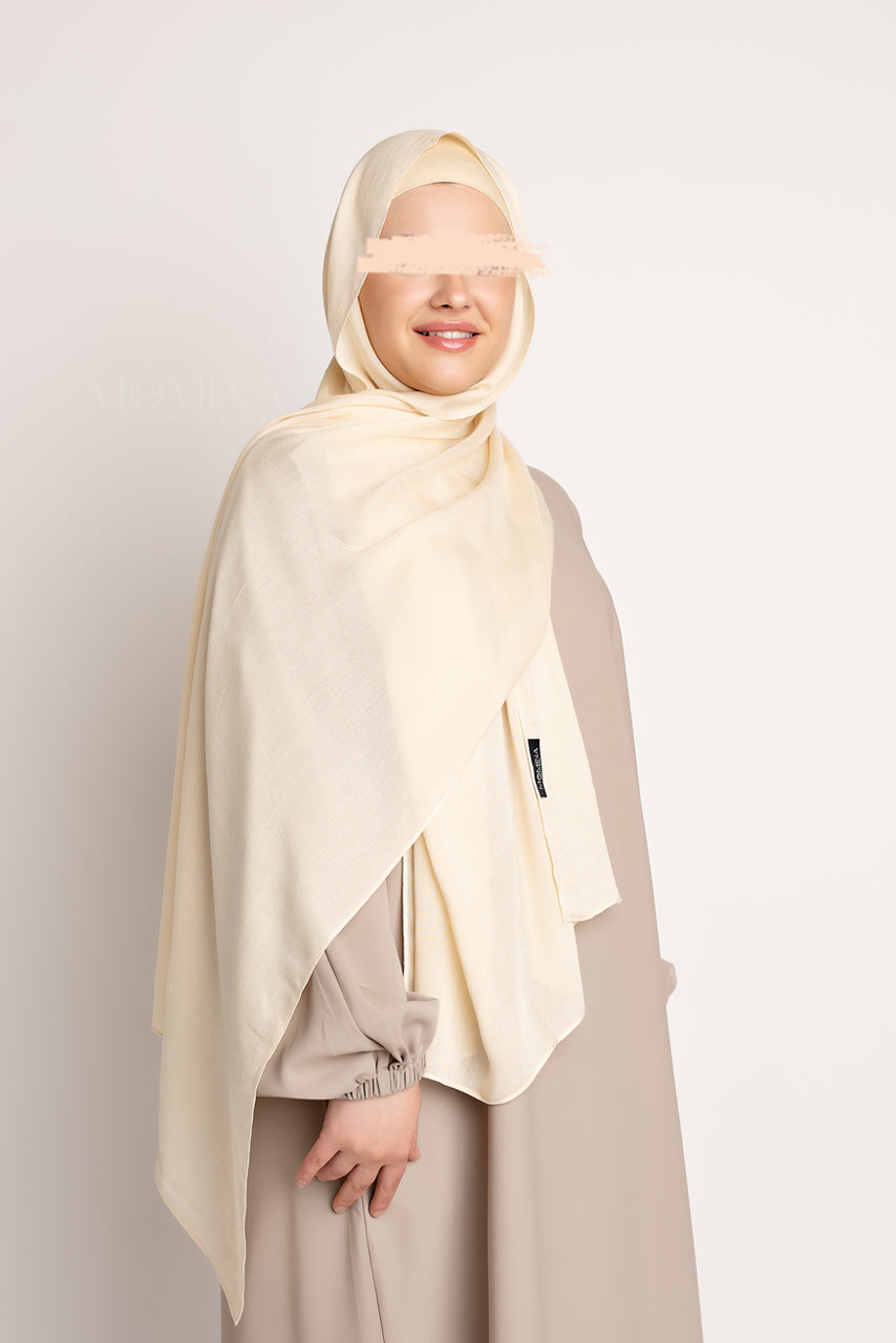 Luxury Modal Hijab - Sweet Cream