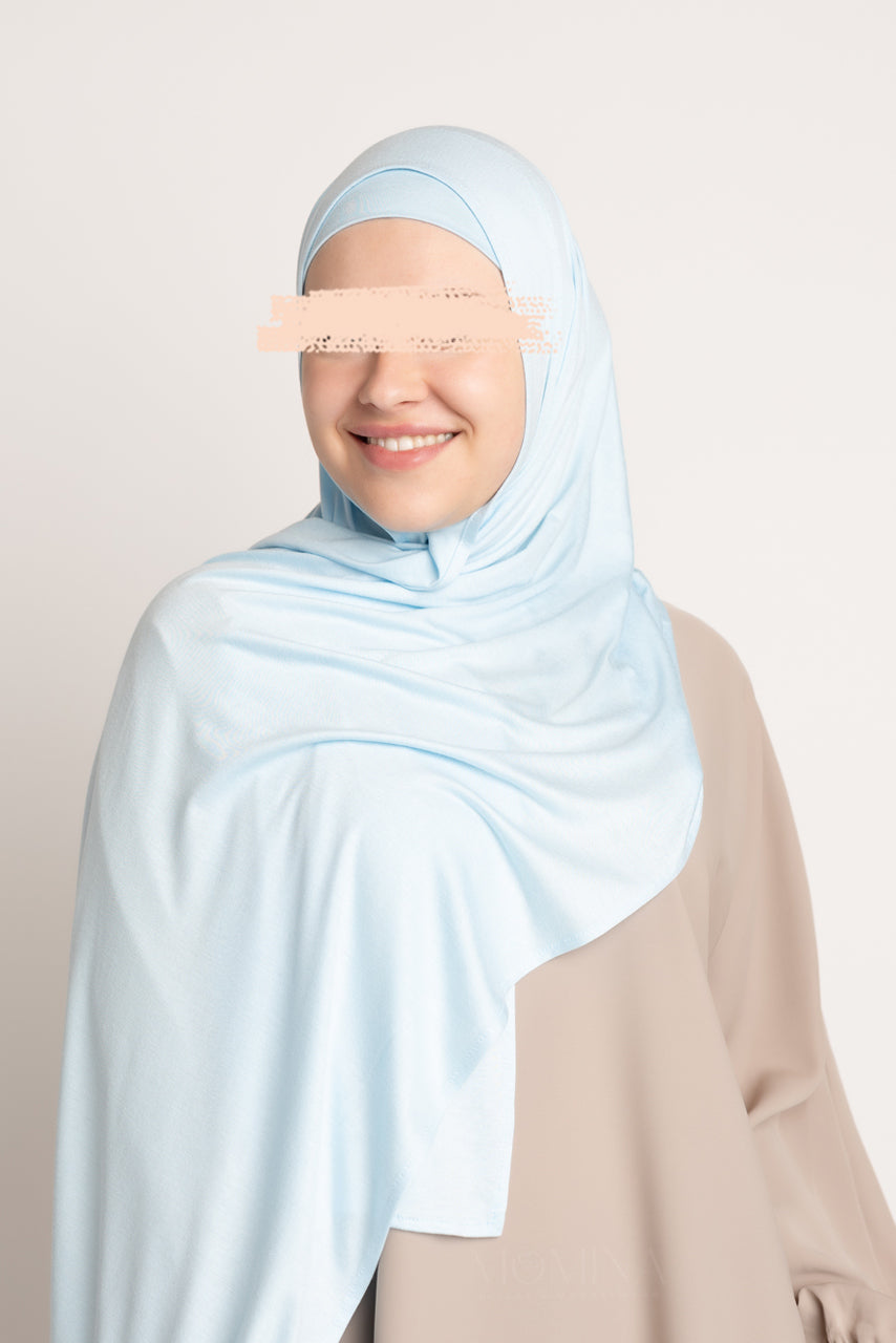 Matching Premium Jersey Hijab & Undercap Set - Misty