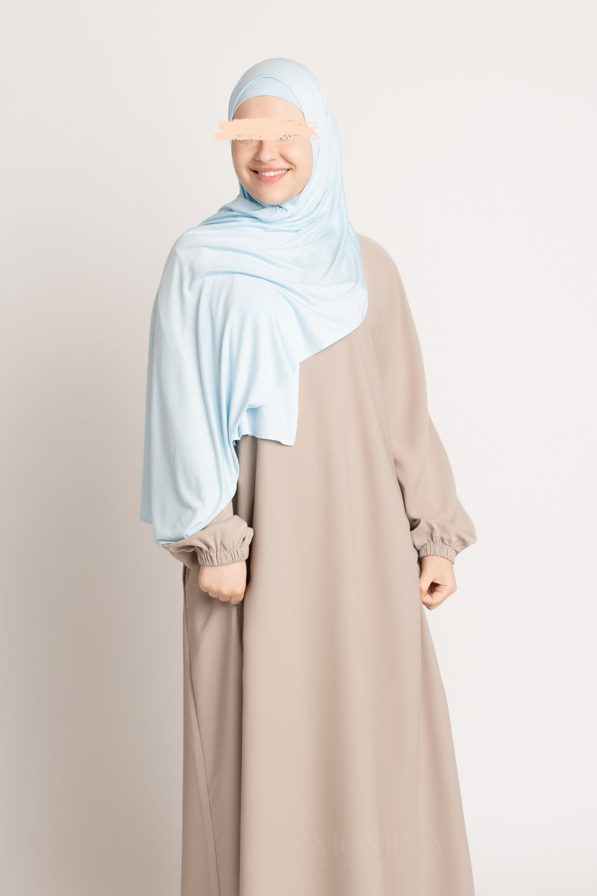 Matching Premium Jersey Hijab & Undercap Set - Misty