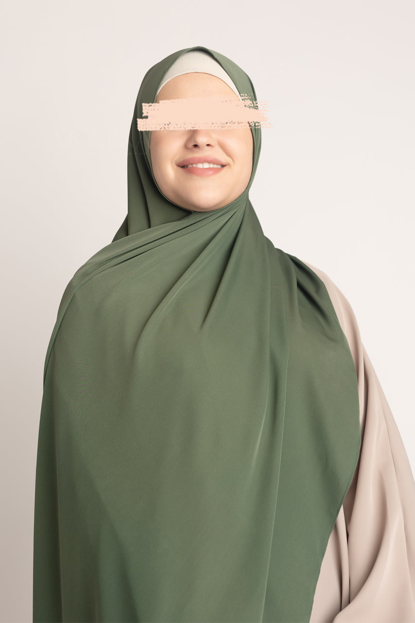 Medina Silk Hijab - Meadow