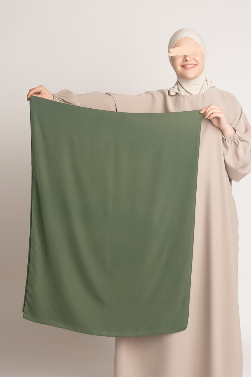 Medina Silk Hijab - Meadow
