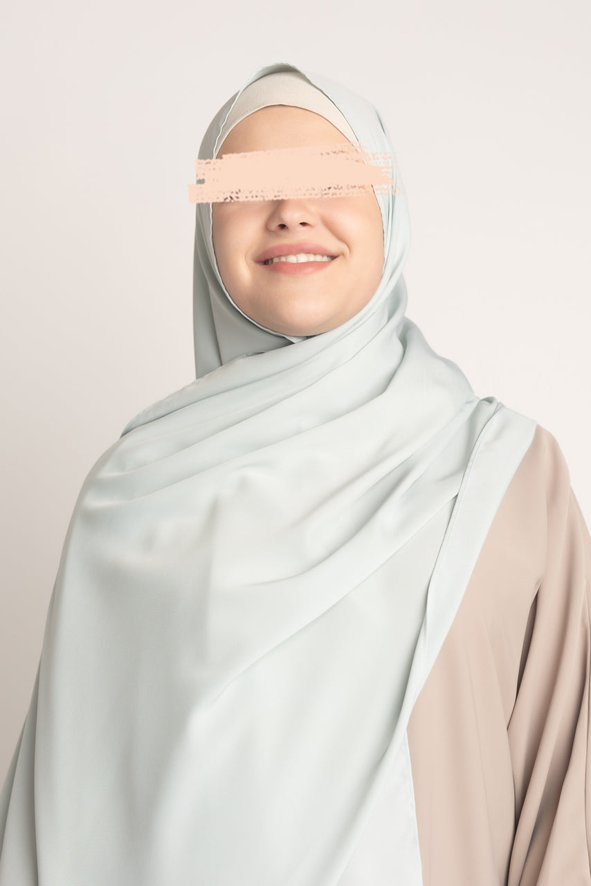 Medina Silk Hijab - Mist