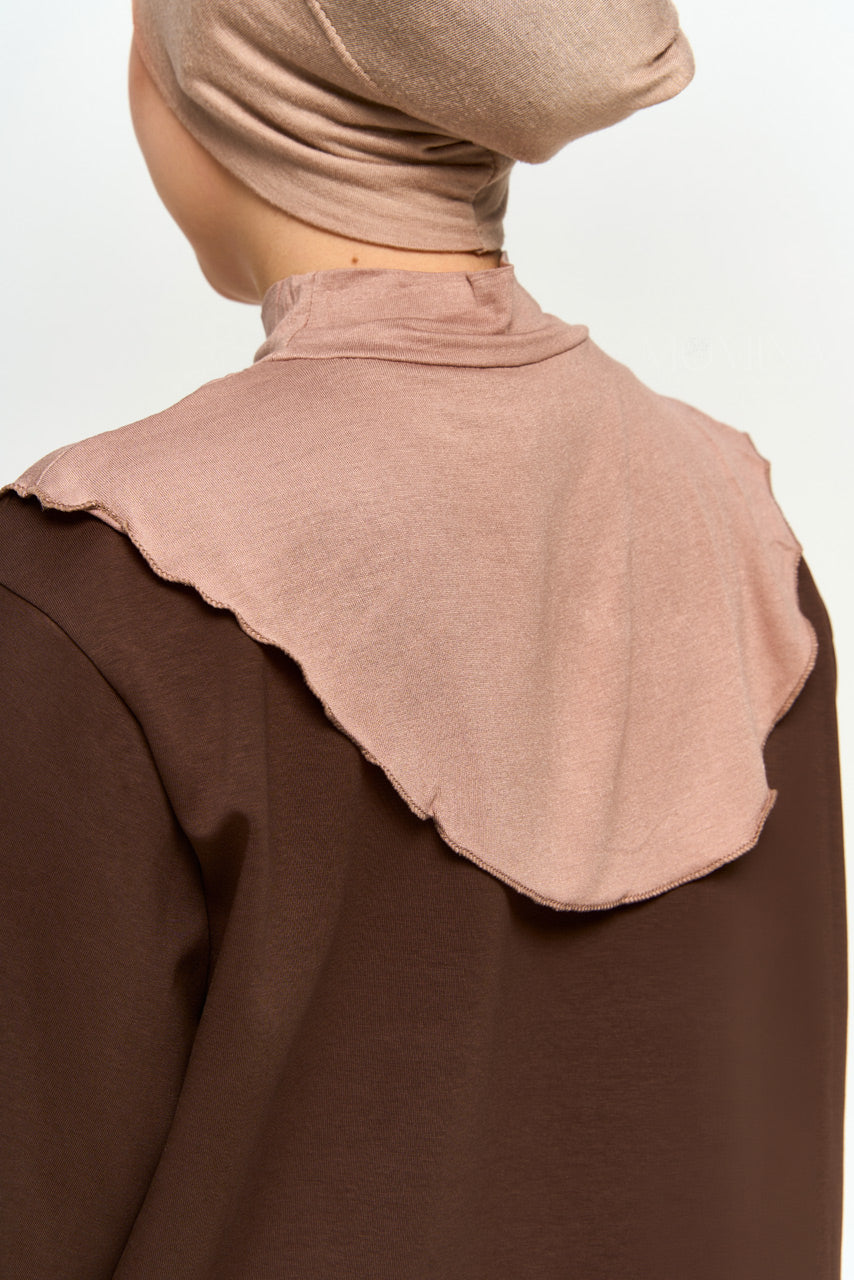Modest Neck Cover - Mocha Blush