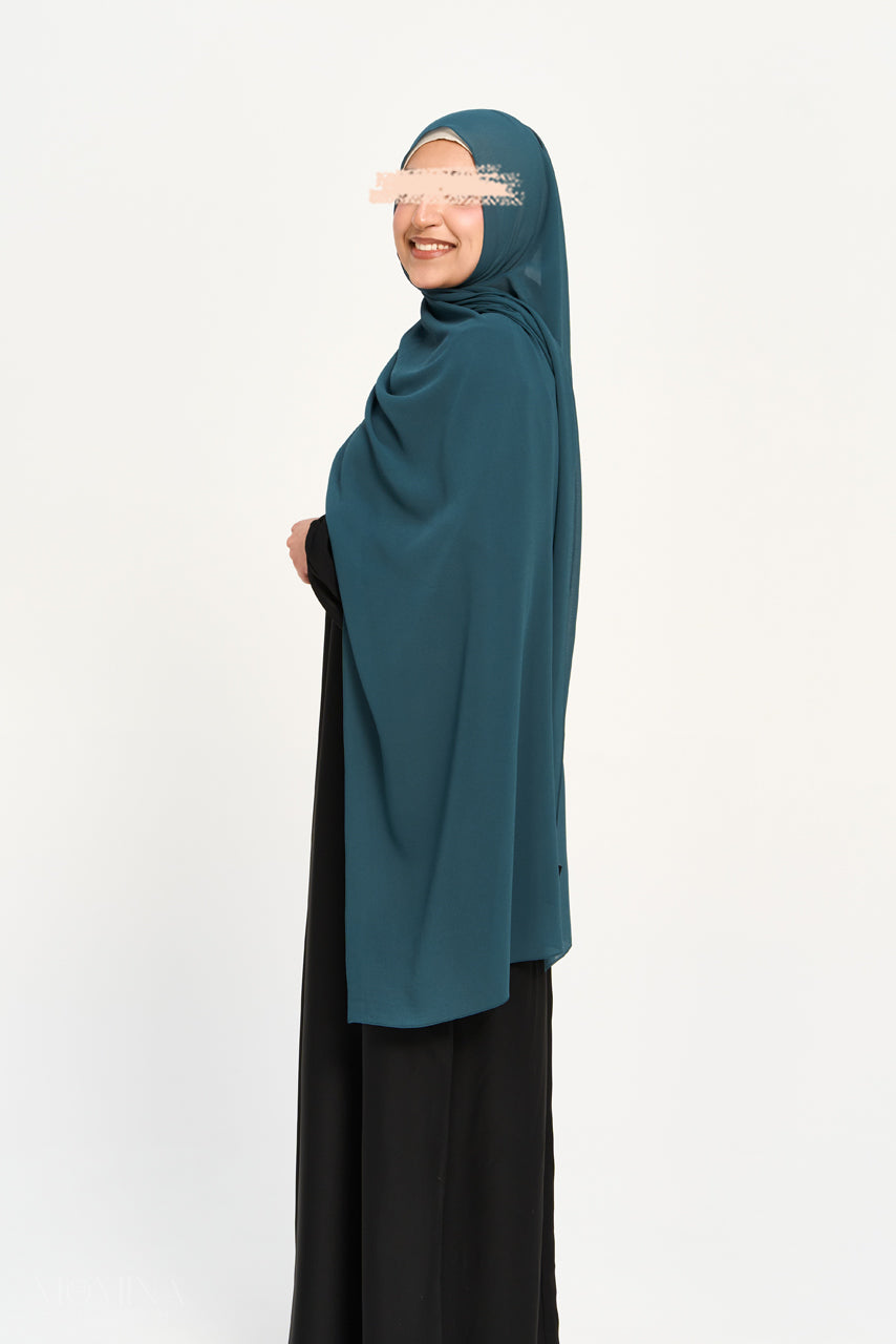 Premium Chiffon Hijab - Caribbean