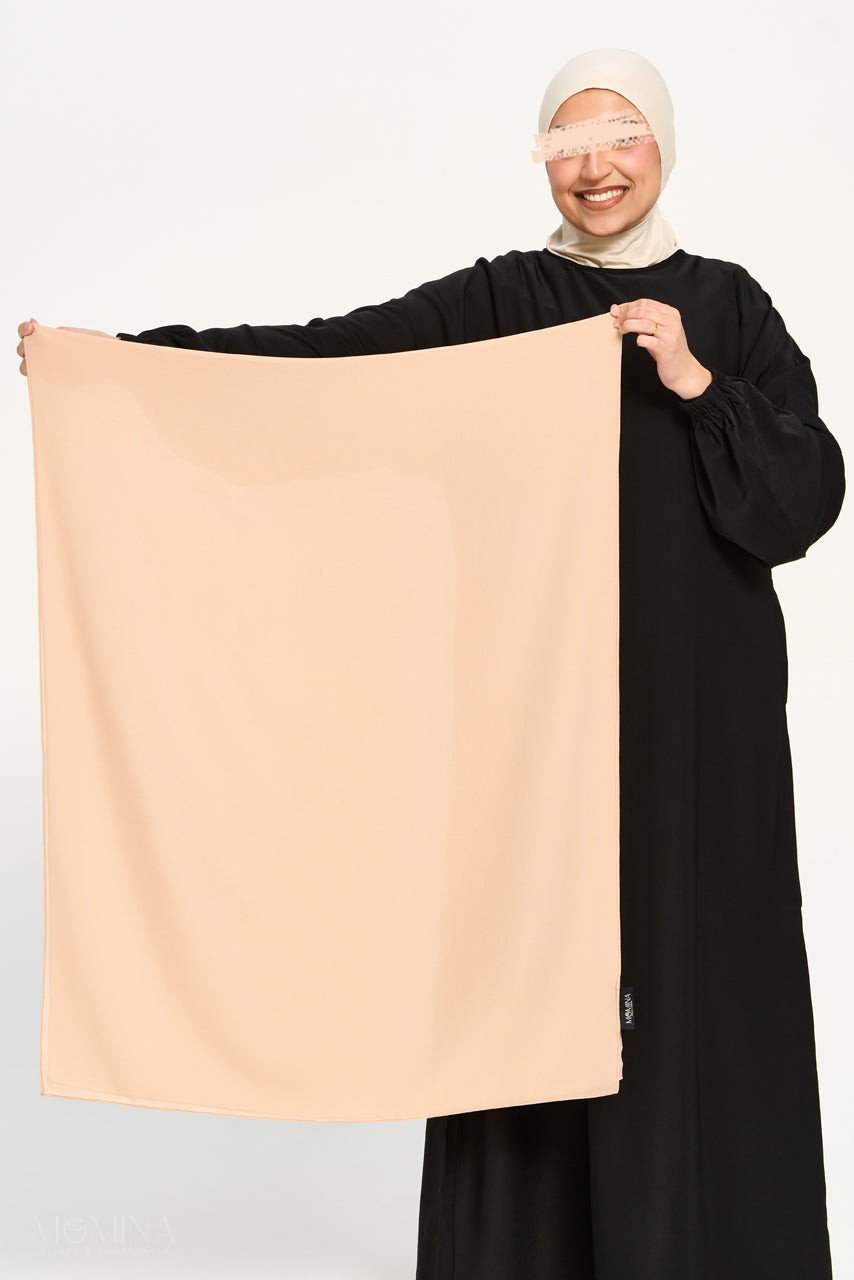 Premium Chiffon Hijab - Desert Sand
