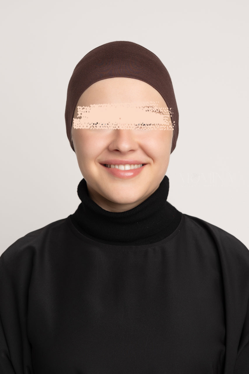 Premium Hijab Undercap - Brownie