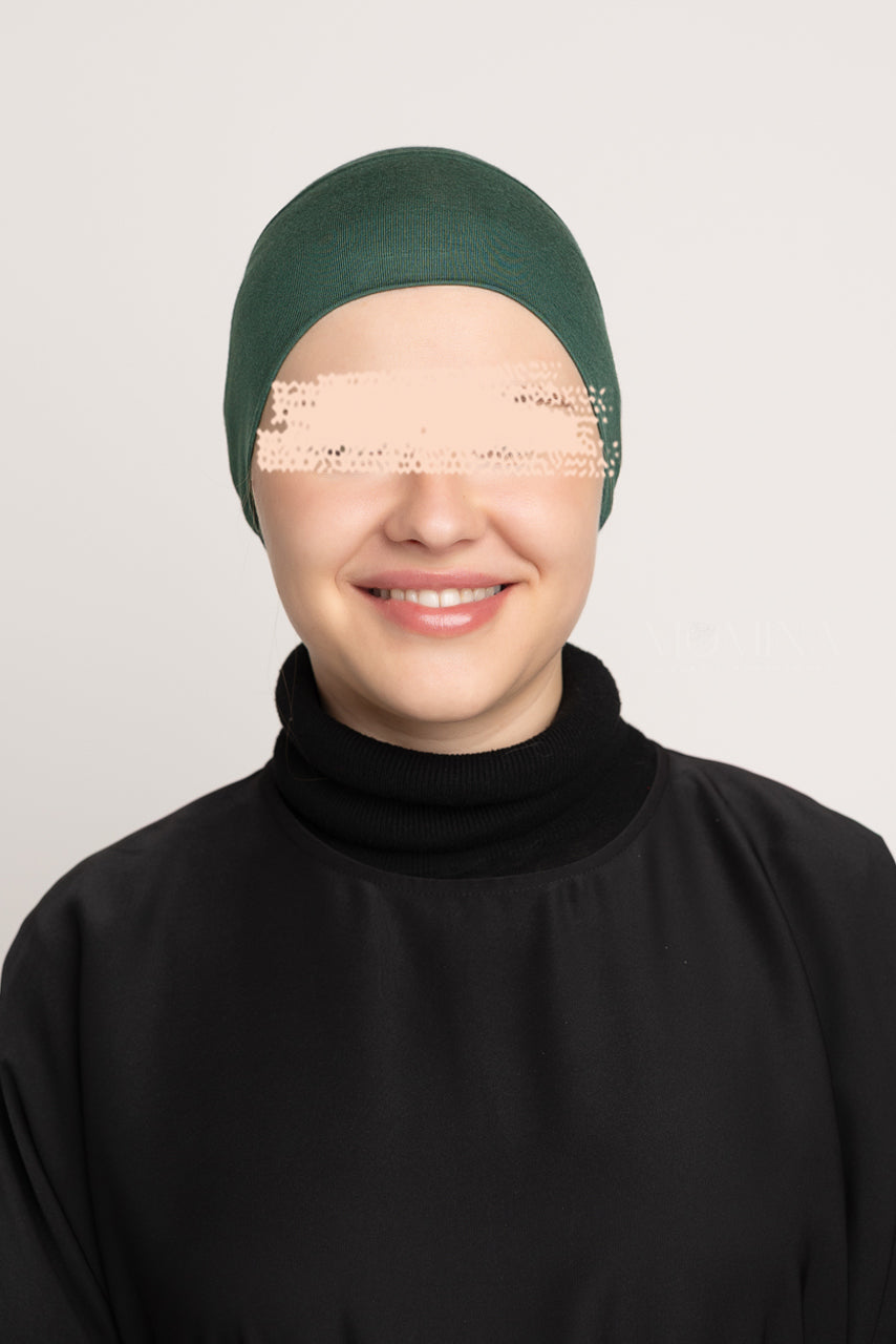 Premium Hijab Undercap - Evergreen