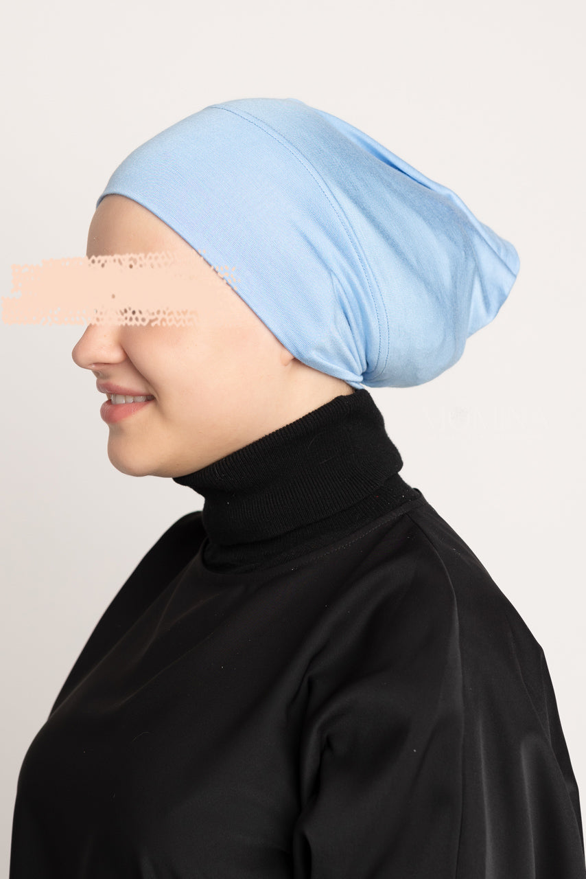 Premium Hijab Undercap - Powder Blue