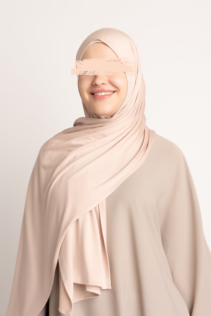 Premium Jersey Hijab - Praline